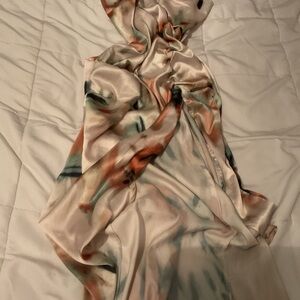 SHEIN Multicolor Satin Scarf